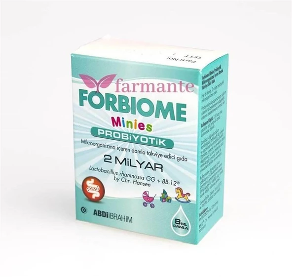 Forbiome Minies Probiyotik Damla 8 ml ürün görseli 1