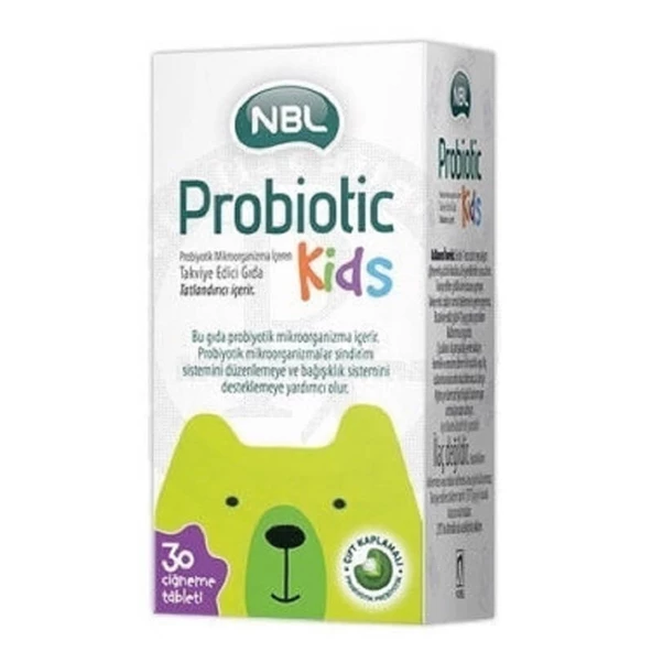 NBL Probiotic Kids 30 Çiğneme Tableti ürün görseli 1