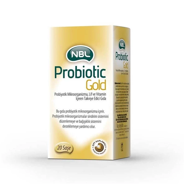NBL Probiotic Gold 20 Stick Saşe ürün görseli 1