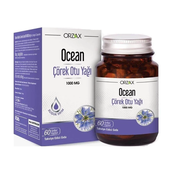 Ocean Çörek Otu Yağı 1000 mg 60 Kapsül ürün görseli 1