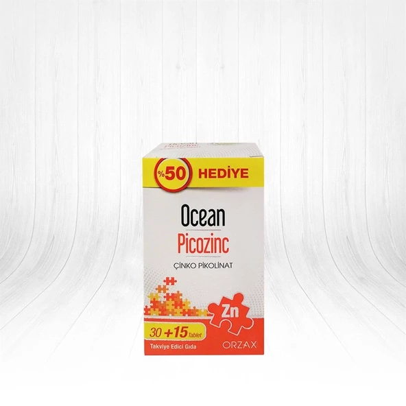 Ocean Picozinc 30 Tablet + 15 Tablet Hediye ürün görseli 1