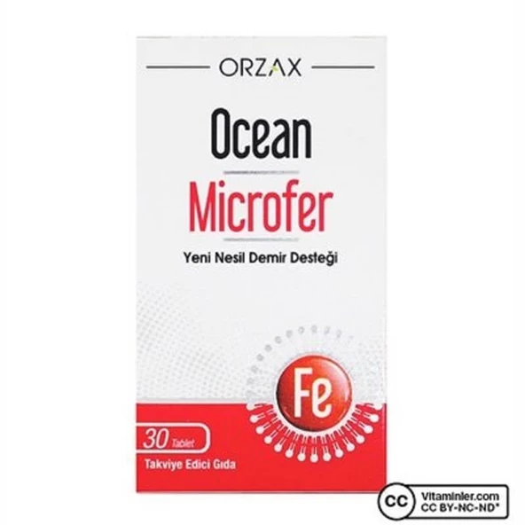 Ocean Microfer 30 Tablet ürün görseli 1
