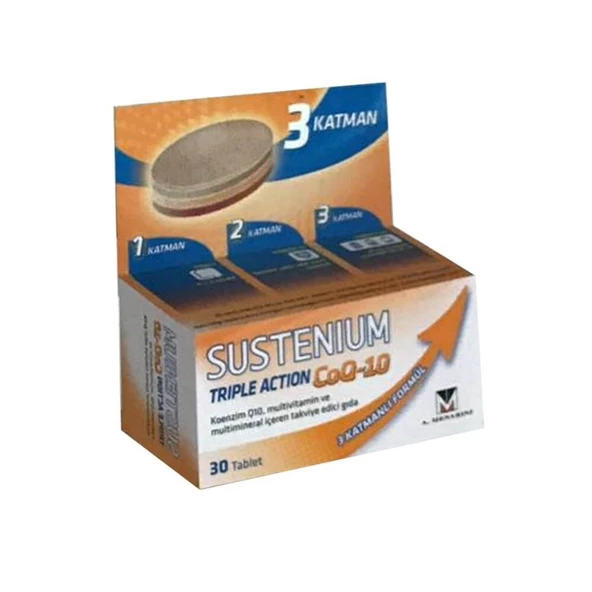 Sustenium Triple Action CoQ-10 30 Tablet ürün görseli 1