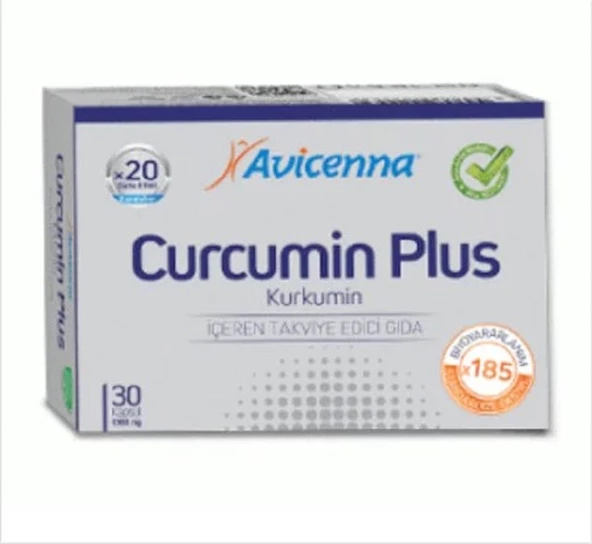 Avicenna Curcumin Plus 30 Softgel ürün görseli 1