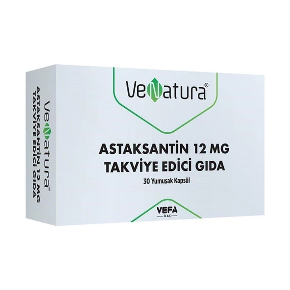 Venatura Astaksantin 12 mg 30 Kapsül ürün görseli 1