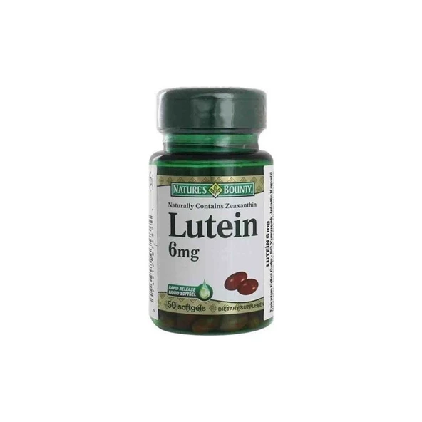 Nature's Bounty Lutein 6 mg 50 Softgel ürün görseli 1