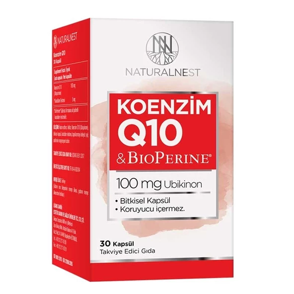 Naturalnest Koenzim Q10 30 Kapsül ürün görseli 1