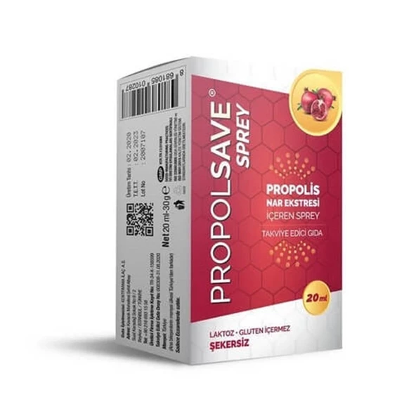 Propolsave Propolis ve Nar Kabuğu Sprey 20 ml ürün görseli 1