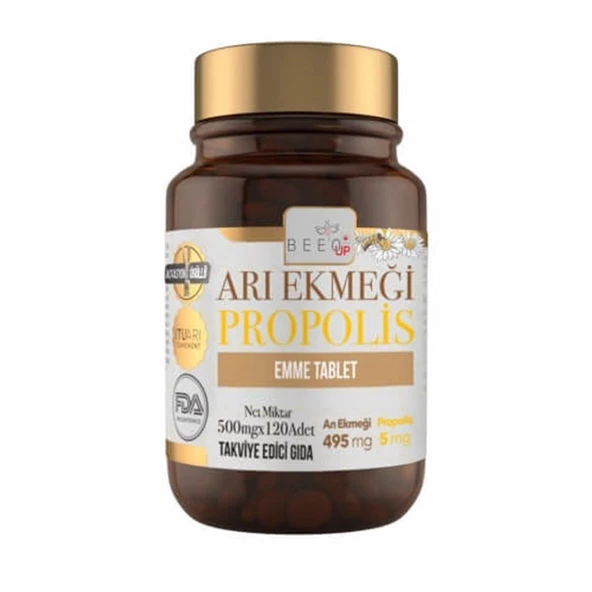 Bee'o Up Arı Ekmeği + Propolis 120 Tablet ürün görseli 1