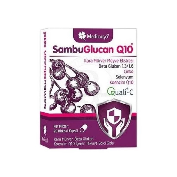 Medicago SambuGlucan Q10 20 Kapsül ürün görseli 1