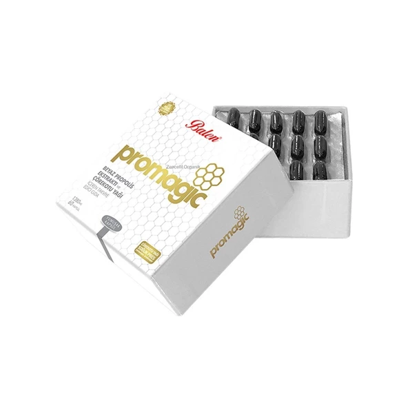 Balen Promagic Beyaz Propolis Ekstraktı ve Çörek Otu Yağı 60 Kapsül ürün görseli 1