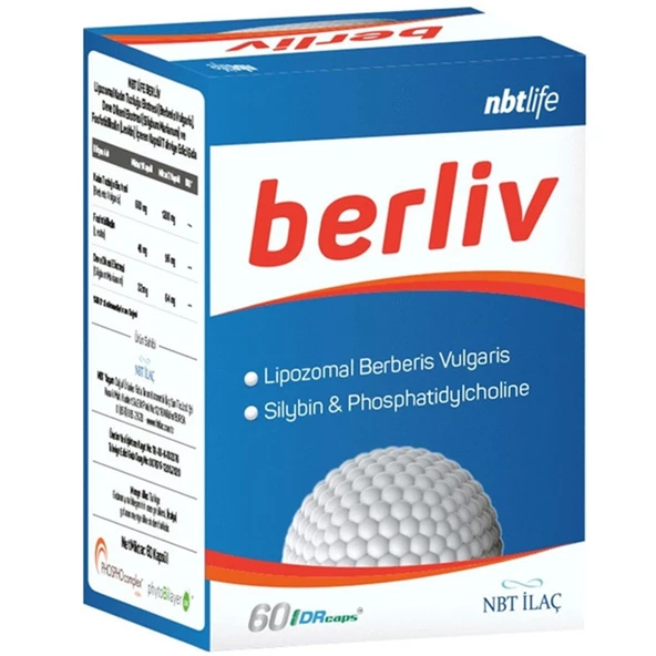 NBT Life Berliv Lipozamal Berberin 60 Kapsül ürün görseli 1