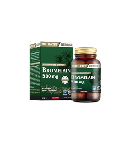 Nutraxin Bromelain 60 Kapsül ürün görseli 1