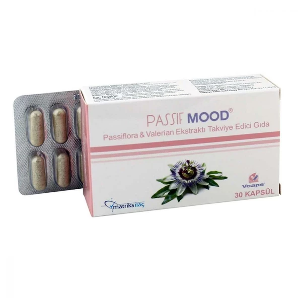 Matriks İlaç Passiflora Mood 30 Kapsül ürün görseli 1