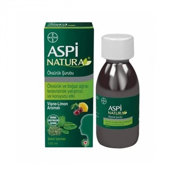Aspinatura Vişne ve Limon Öksürük Şurubu 120 ml ürün görseli 1