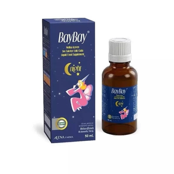 Baybay Night Melisa İçeren Bitkisel Damla 50 ml ürün görseli 1