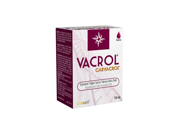 Vacrol Karvakrol Içeren Takviye Edici Gıda Damla 10 ml ürün görseli 1