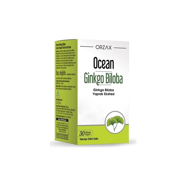 Ocean Ginkgo Biloba 30 Kapsül ürün görseli 1
