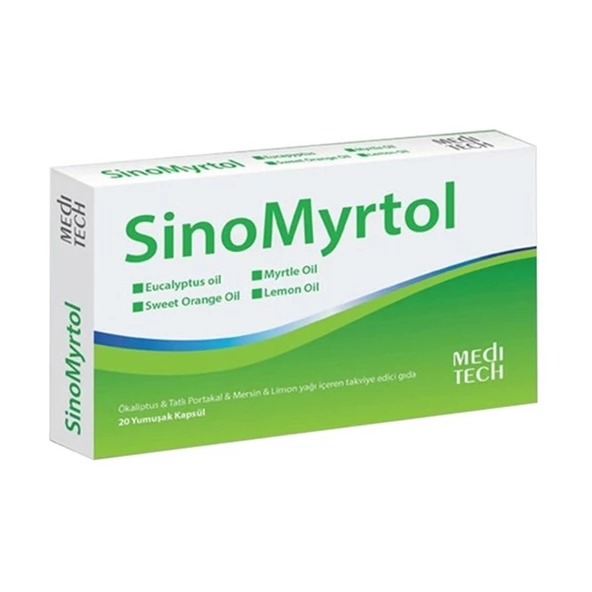 SinoMyrtol 20 Yumuşak Kapsül ürün görseli 1