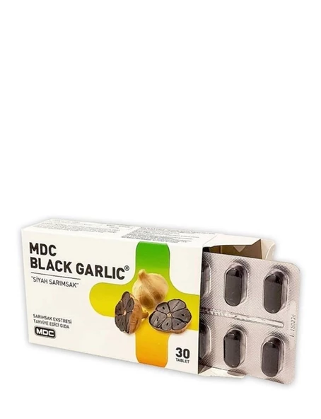 MDC Black Garlic Sarımsak Ekstresi 30 Tablet ürün görseli 1