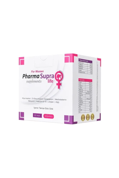 Supralife Pharma Supplements For Women 30 Saşe 30 Kapsül ürün görseli 1