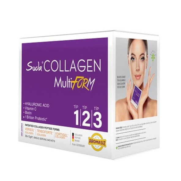 Suda Collagen Multiform Aromasız 10 gr x 30 Saşe ürün görseli 1