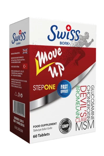 Swiss Bork Move Up Step1 Glocosam 60 Tablet ürün görseli 1