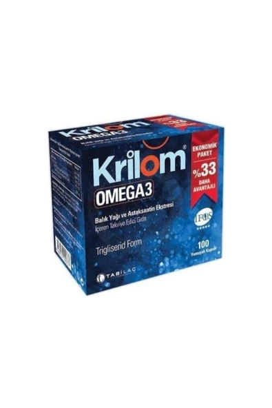 Krilom Omega-3 100 Yumuşak Kapsül ürün görseli 1