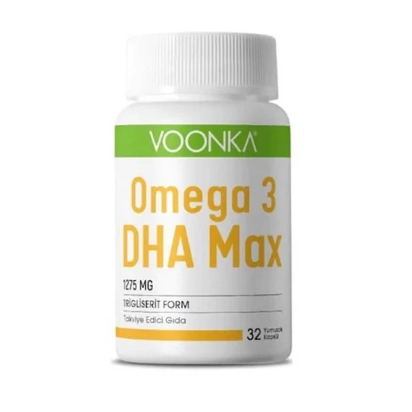 Voonka Omega-3 DHA Max 1275 mg 32 Kapsül ürün görseli 1