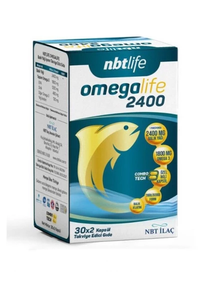 NBT Life Omegalife 2400 60 Kapsül ürün görseli 1