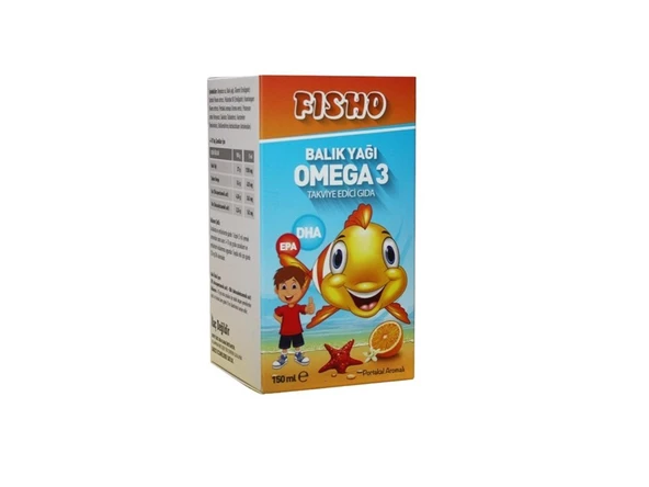 Fisho Balık Yağı Şurubu 150 ml ürün görseli 1