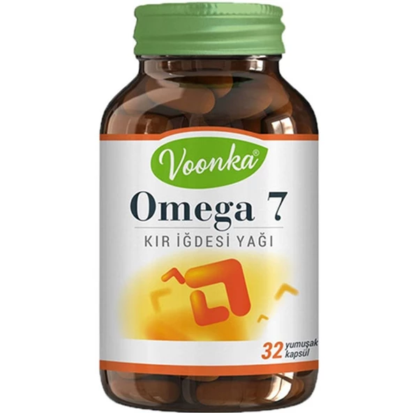 Voonka Omega 7 Kır İğdesi Yağı 500 mg 32 Yumuşak Kapsül ürün görseli 1