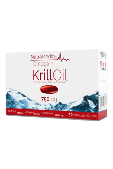 Nutramedica Krill Oil 750 mg 30 Kapsül ürün görseli 1