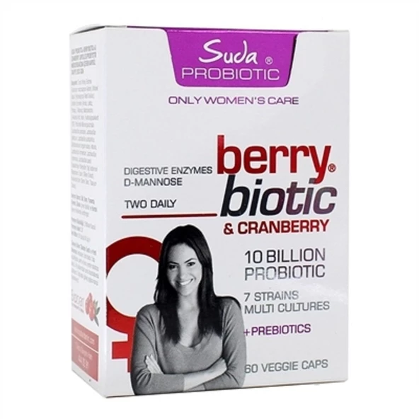 Suda Vitamin Probiotic Berry Biotic 60 Kapsül ürün görseli 1