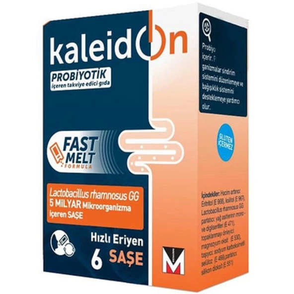 Kaleidon Probiyotik Fast Melt Formula 6 Saşe ürün görseli 1