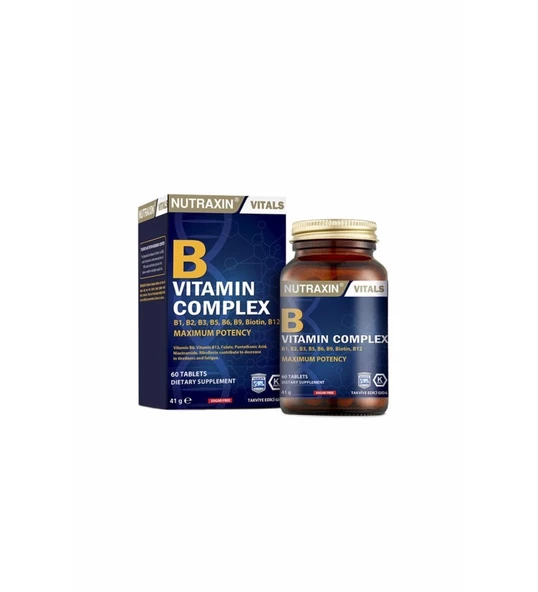 Nutraxin B Complex Vitamin 60 Kapsül ürün görseli 1
