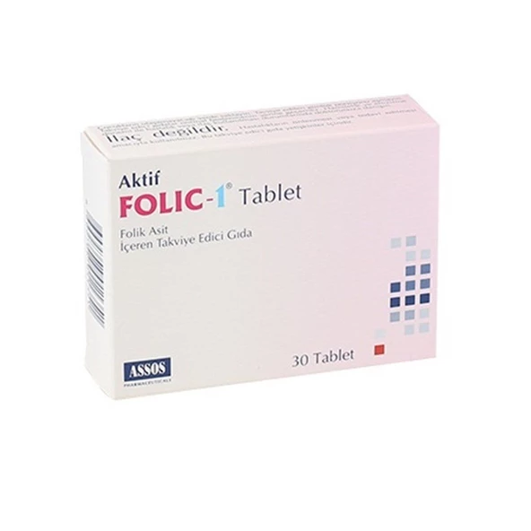 Aktif Folic 1 30 Tablet ürün görseli 1