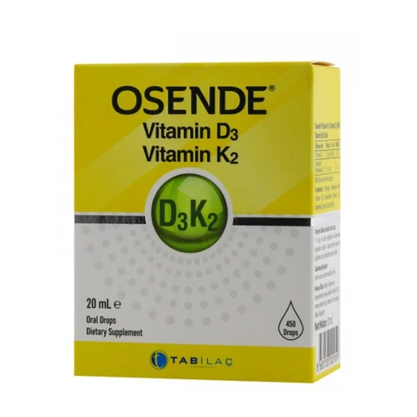 Osende Vitamin D3 K2 Damla 20 ml ürün görseli 1