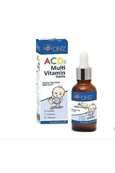 DNZ ACD3 Multivitamin Damla 30 ml ürün görseli 1