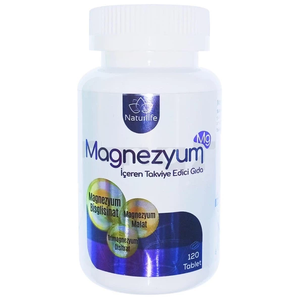 Naturlife Magnezyum 120 Tablet ürün görseli 1
