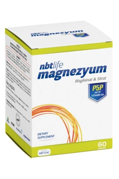 NBT Life Magnezyum Bisglisinat ve Sitrat 60 Kapsül ürün görseli 1