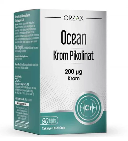 Ocean Krom Pikolinat 200 mcg 90 Kapsül ürün görseli 1