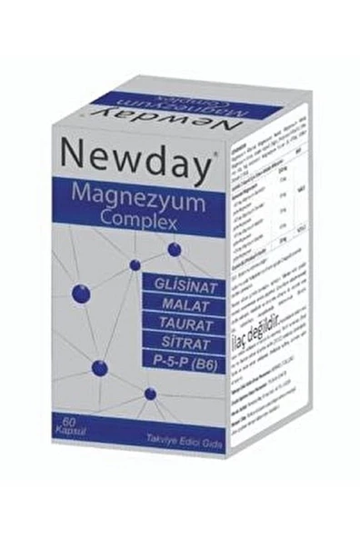 Newday Magnezyum Complex 60 Kapsül - Resim 2