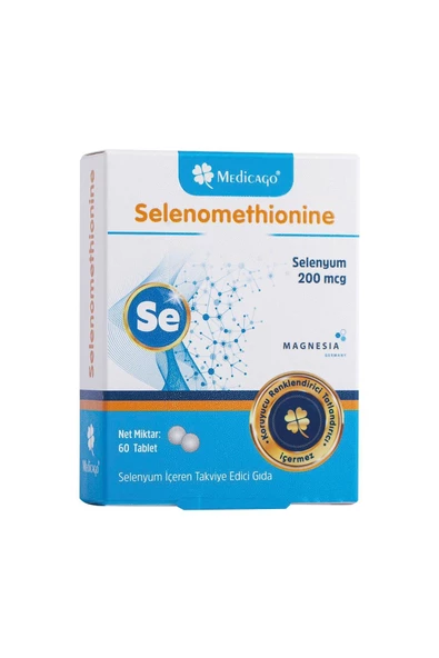 Medicago Selenomethionine Selenyum 200 mcg 60 Tablet ürün görseli 1