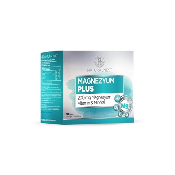 Naturalnest Magnezyum Plus 30 Saşe ürün görseli 1