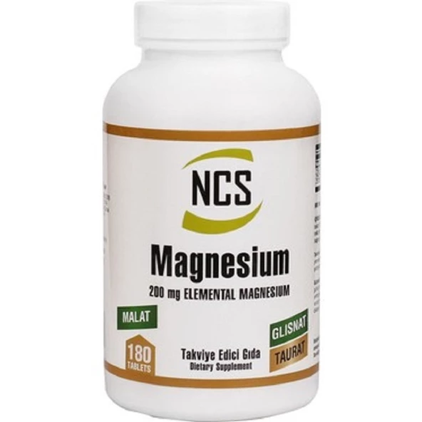 NCS Magnesium Malat Glisnat Taurat 180 Tablet ürün görseli 1
