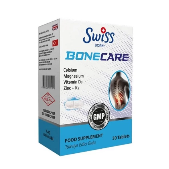 Swiss Bork Bonecare 30 Tablet ürün görseli 1