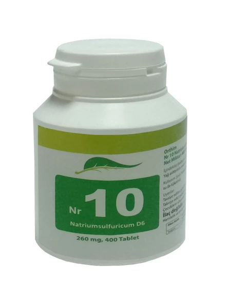 Schüssler Tuzları No: 10 - Natrium Sulfuricum ürün görseli 1