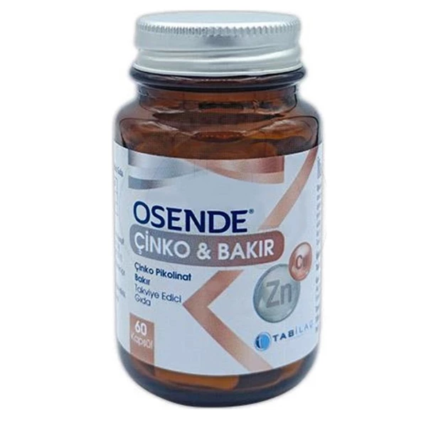 Osende Çinko Bakır 60 Kapsül ürün görseli 1