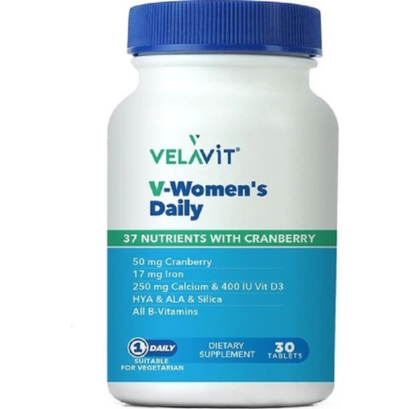 Velavit V-Women's Daily 30 Tablet ürün görseli 1